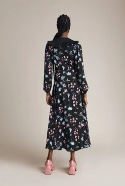Dixie Dress Black Floral -Chic Aura Clothing D03G021 Z66 23825 650px 964px