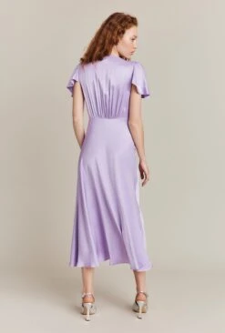 Grace Satin Midi Dress Lilac 10 Grace Satin Midi Dress Lilac -Chic Aura Clothing D04G010 L04 26617 650px 964px
