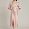 Elle Satin Midi Dress Boudoir Pink 2 Elle Satin Midi Dress Boudoir Pink -Chic Aura Clothing D04G019 N27 24242 650px 964px