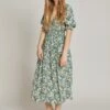 Una Dress Daisy Floral 1 Una Dress Daisy Floral -Chic Aura Clothing D04G034 Z25 24734 650px 964px