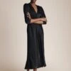 Madison Satin Midi Dress Black 2 Madison Satin Midi Dress Black -Chic Aura Clothing D05G001 A01 25309 650px 964px