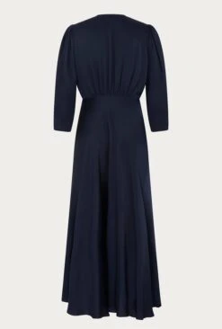 Madison Satin Midi Dress Navy 13 Madison Satin Midi Dress Navy -Chic Aura Clothing D05G001 K10 25322 650px 964px