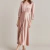 Madison Satin Midi Dress Fawn -Chic Aura Clothing D05G001A D09 28712 650px 964px