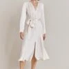 Meryl Satin Midi Dress Ivory 2 Meryl Satin Midi Dress Ivory -Chic Aura Clothing D05G002 M12 28448 650px 964px