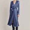 Meryl Satin Midi Dress Dark Blue 2 Meryl Satin Midi Dress Dark Blue -Chic Aura Clothing D05G002A K06 28762 650px 964px