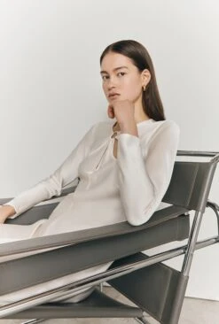 Freya Satin Midi Dress Ivory 13 Freya Satin Midi Dress Ivory -Chic Aura Clothing D06G048 M12 27100 650px 964px