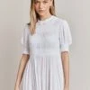 Eloise Crepe Midi Dress White -Chic Aura Clothing D06G071 C01 27943 650px 964px
