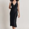Lua Satin Midi Dress Black 1 Lua Satin Midi Dress Black -Chic Aura Clothing D06G076 A01 28380 650px 964px