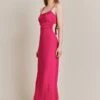 Sophie Crepe Midi Dress Pink 1 Sophie Crepe Midi Dress Pink -Chic Aura Clothing D06G086 H44 27853 650px 964px