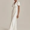 Delphine Satin Maxi Dress Ivory 1 Delphine Satin Maxi Dress Ivory -Chic Aura Clothing DF46CA M12 21856 650px 964px