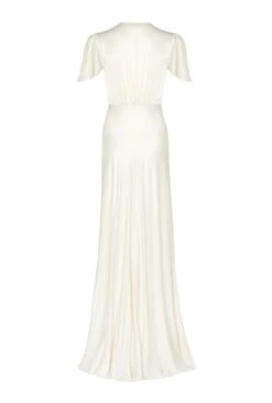 Delphine Satin Maxi Dress Ivory 13 Delphine Satin Maxi Dress Ivory -Chic Aura Clothing DF46CA M12 21866 650px 964px