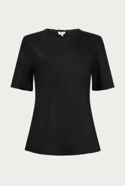 Ivy Satin Top Black 12 Ivy Satin Top Black -Chic Aura Clothing Q06G008A A01 26542 650px 964px