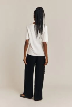 Ivy Satin Top Ivory 18 Ivy Satin Top Ivory -Chic Aura Clothing Q06G008A M12 26647 650px 964px