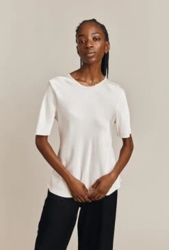 Ivy Satin Top Ivory 16 Ivy Satin Top Ivory -Chic Aura Clothing Q06G008A M12 26651 650px 964px