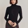 Fern Roll Neck Top Black -Chic Aura Clothing Q07G010 A01 28890 650px 964px