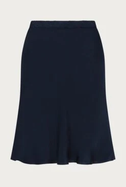 Arella Satin Slip Skirt Navy 12 Arella Satin Slip Skirt Navy -Chic Aura Clothing S06G003 K10 27141 650px 964px
