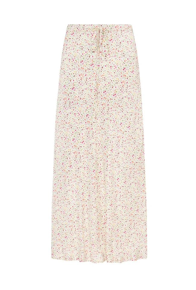 Darcy Satin Midi Skirt Cream Bubble 8 Darcy Satin Midi Skirt Cream Bubble - Image 6