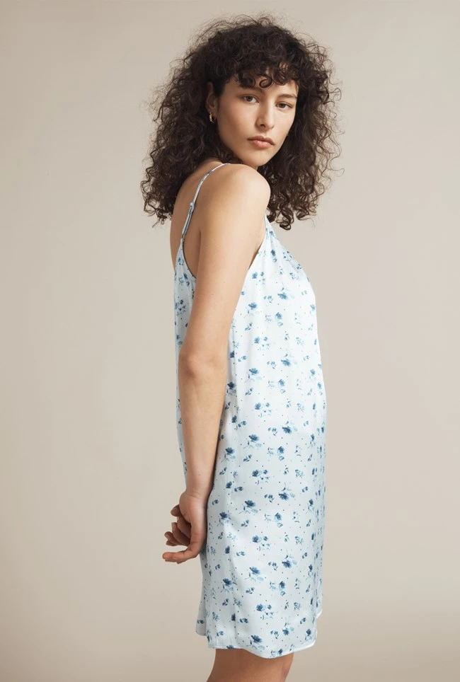 Ellen Satin Slip Water Rose 4 Ellen Satin Slip Water Rose - Image 2